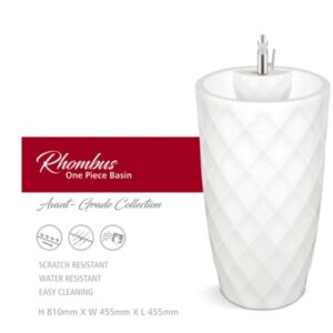 WASH BASIN VOGUE ONE PIECE RHOMBUS