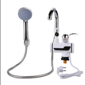 ELECTRIC BASIN MIXER WITH HAND SHOWER