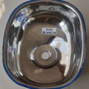 SINK BOWL 15X19 BLUE PATTI
