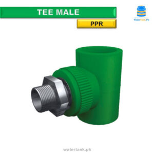 TEE MALE THREADED PPRC DURAFLOW
