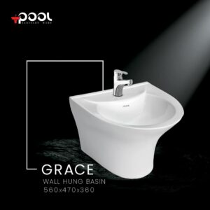 WASH BASIN WALL HUNG GRACE POOL
