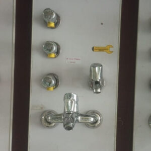 BATH SET LEAVER MEDIUM BRASS/BS LEAVER CP MEDIUM