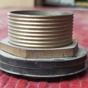 TANKI BUSH/CHECK NUT 1-1/2X1-1/4 BRASS AAM