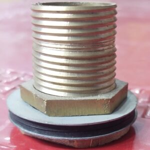 TANKI BUSH/CHECK NUT 1*X3/4 BRASS AAM BOSS