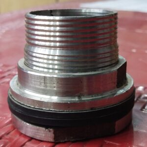 TANKI BUSH/CHECK NUT 1-1/2X1-1/4 SS