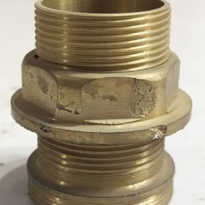 GULA BASIN MIXR BASE/BUSH 2'' BRASS