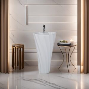 WASH BASIN ONE PIECE ESPIRAL VOGUE