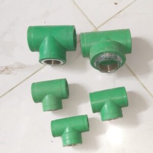 TEE FEMALE THREADED PPRC DURAFLOW
