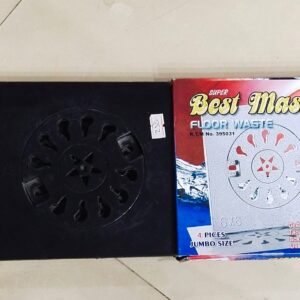 JALI PVC BEST MASTER 6''/FLOOR WASTE BLACK
