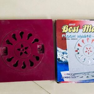 JALI PVC BEST MASTER 6''/FLOOR WASTE BARGANDY
