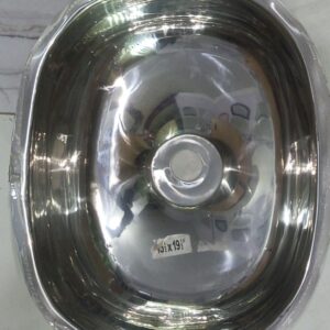 SINK BOWL 15X19 WHITE PATTI