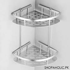 CORNER SHELF SINDHI DESIGN SS DOUBLE