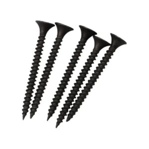 PEACH/DRYWALL SCREWS 2''*8 BLACK GYPSUM 1DOZEN