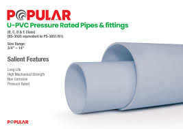 PIPE 4''B CLASS UPVC POPULAR 13FT