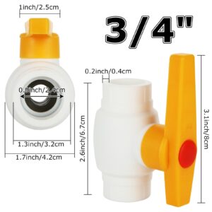 HANDLE/BALL VAVLE 3/4 PVC SPEED