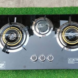 STOVE/HOB CHINA SS WITH GLASS MODEL500 GAS STOVE SUPER CHEF