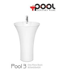 BASIN ONE PIECE POOL 3 POOL CERAMICS