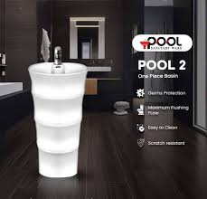 BASIN ONE PIECE POOL 2 POOL CERAMICS