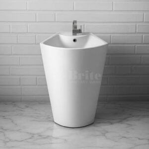 DELTA BASIN BRITE ONE PIECE CERAMICS/BRITE SANITARY & CERAMICS