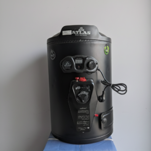 ATLAS DUAL GEYSER ELECTRIC + GAS 40 LITER STORAGE TANK
