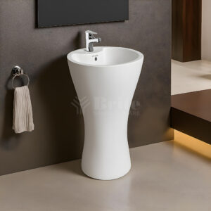 ROUND ONE PIECE WASH BASIN BRIGHT /BRIGHT SANITARY& CERAMICS