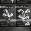 BASIN MIXER JIJ F PEL COBRA NECK