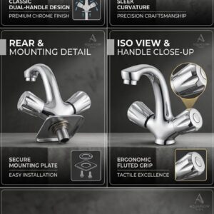 BASIN MIXER JIJ F PEL COBRA NECK